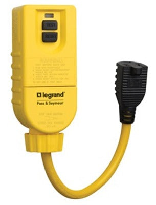 LEGRAND Pass Seymour 1594CS1M Portable Gfci Receptacle 15A 125V