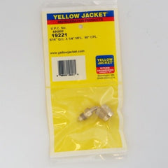 YELLOW JACKET Yellow Jacket 19221 Quick Coupler (5/16 Qc x 1/4 Mfl, 90 degree)