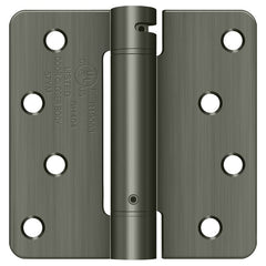 DELTANA Deltana DSH4R415A 4x4 Radius Spring Hinge Antique Nickel