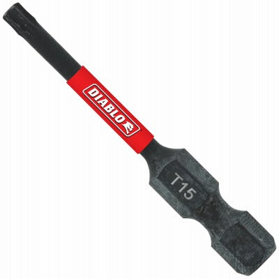 DIABLO Freud DT152P1 T15 Torx Driver Bit 2 Inches 5 Pack