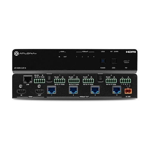 ATLONA Atlona Inc. AT-HDR-CAT-4 Hdbaset Distribution Amp 4K Hdr
