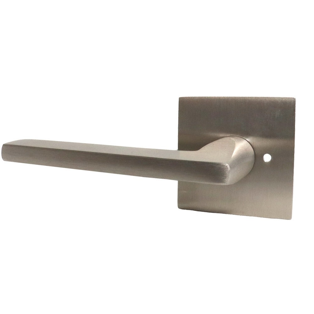 EMTEK Emtek 5210HLOUS15LH.RLS Helios Lever Privacy Set Satin Nickel