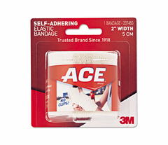 3M 3M MMM207460 Ace Self-adhering Square Elastic Bandage 2 inches x 50 inches
