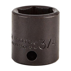 PROTO Proto J7224H Impact Socket 3/8 in Drive 3/4 in 6-point