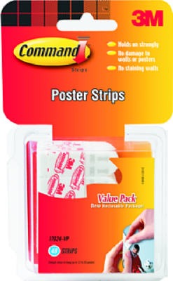 3M 3M Company 17024-60ES Poster Strip Value Pack 60 Count