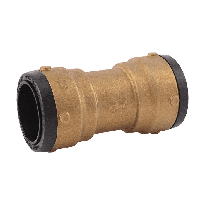 RWC Rwc UXL0141 Push-to-connect Coupling 1-1/2 in Dzr Brass