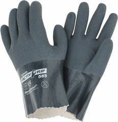 PIP Pip 56-AG585/S Nitrile Work Gloves Small Gray Microfinish