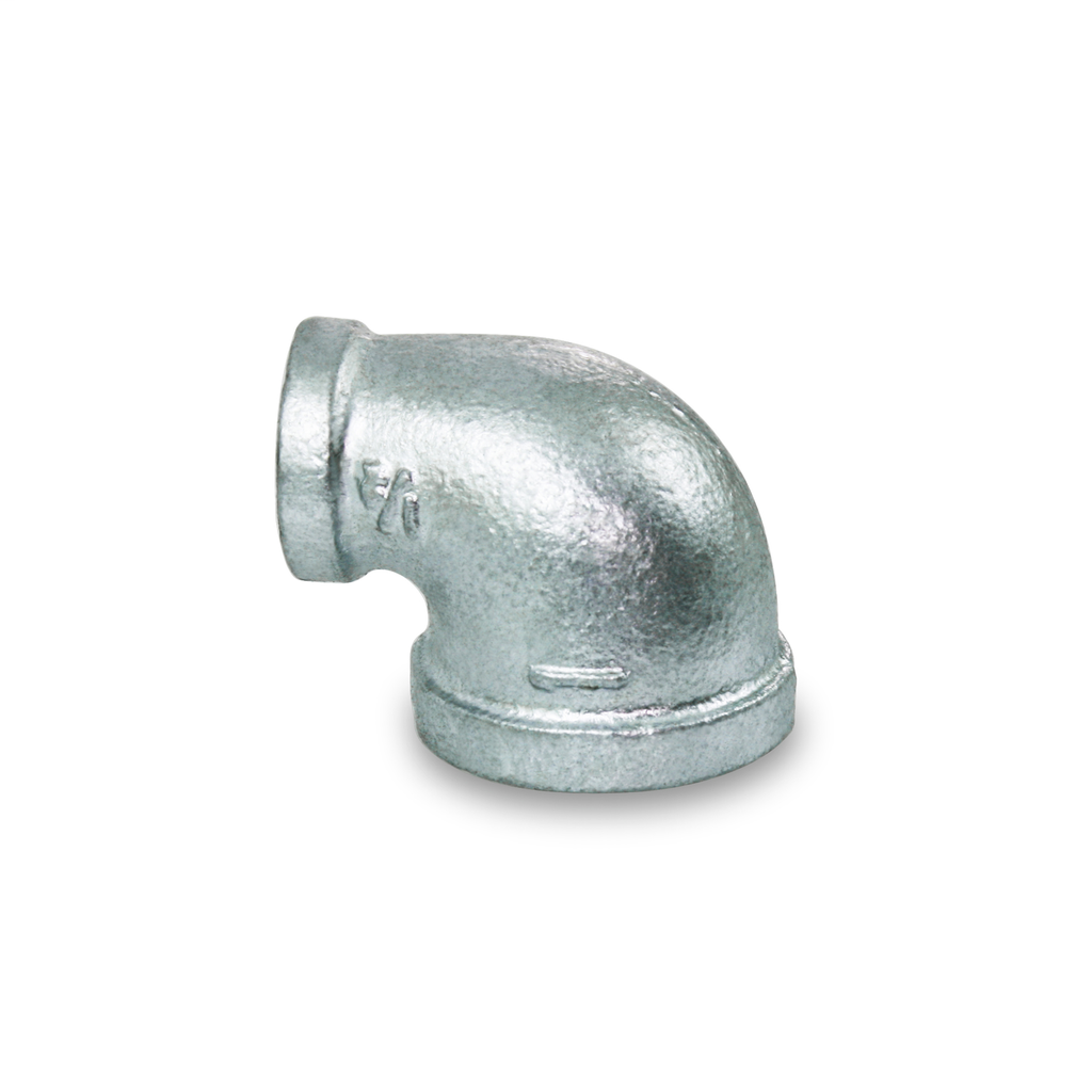 EVERFLOW Everflow GMRL0343 3/4 x 1/2 reducing elbow galvanized malleable 90 degree