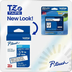 BROTHER Brother BRTTZEML35G P-touch TZeML35 Premium Matte Laminated Label Tape 12mm x 8m (1 Pack) TZEML35G