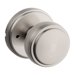 KWIKSET Kwikset 730SOK-15 Sora Privacy Door Knob Satin Nickel