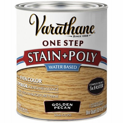 RUST-OLEUM Rust-oleum 336347 Water Based Stain Polyurethane Quart