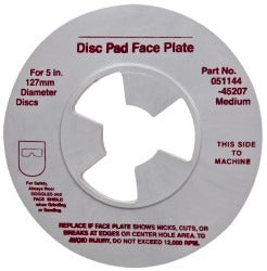 3M 3M 45207 Face Plate Sanding Discs 5 Inch 9500 Rpm 5/8-11