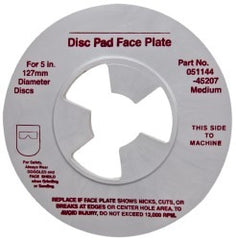 3M 3M 45207 Face Plate Sanding Discs 5 Inch 9500 Rpm 5/8-11