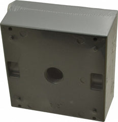 THOMAS & BETTS Thomas Betts 2IH3-1 Aluminum Square 2 Gang Outlet Box