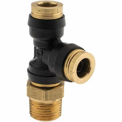 PARKER Parker PF-00075 Push-to-connect Fitting 3/8 in Brass