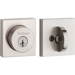 KWIKSET Kwikset 158SQT-15S.STRKP Halifax Deadbolt Smartkey Satin Nickel