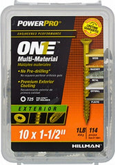 HILLMAN Hillman Fasteners 116841 Exterior Screws 10x1/2 122 Pack