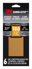 3M 3M Company 11180-G-6 180 Grit Sandpaper 6 Pack