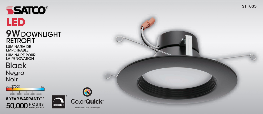 SATCO-NUVO S11835 LIGHTING, CONTROLS & ACCESSORIES