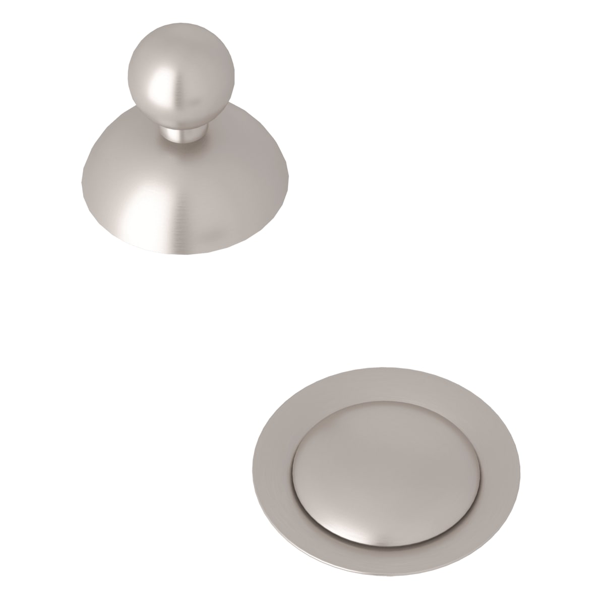 ROHL Rohl CNZREMOTESTN Country Bath Remote Pop-Up Set for Wall Mount and Deck Mount Bridge Lavatory in Satin Nickel