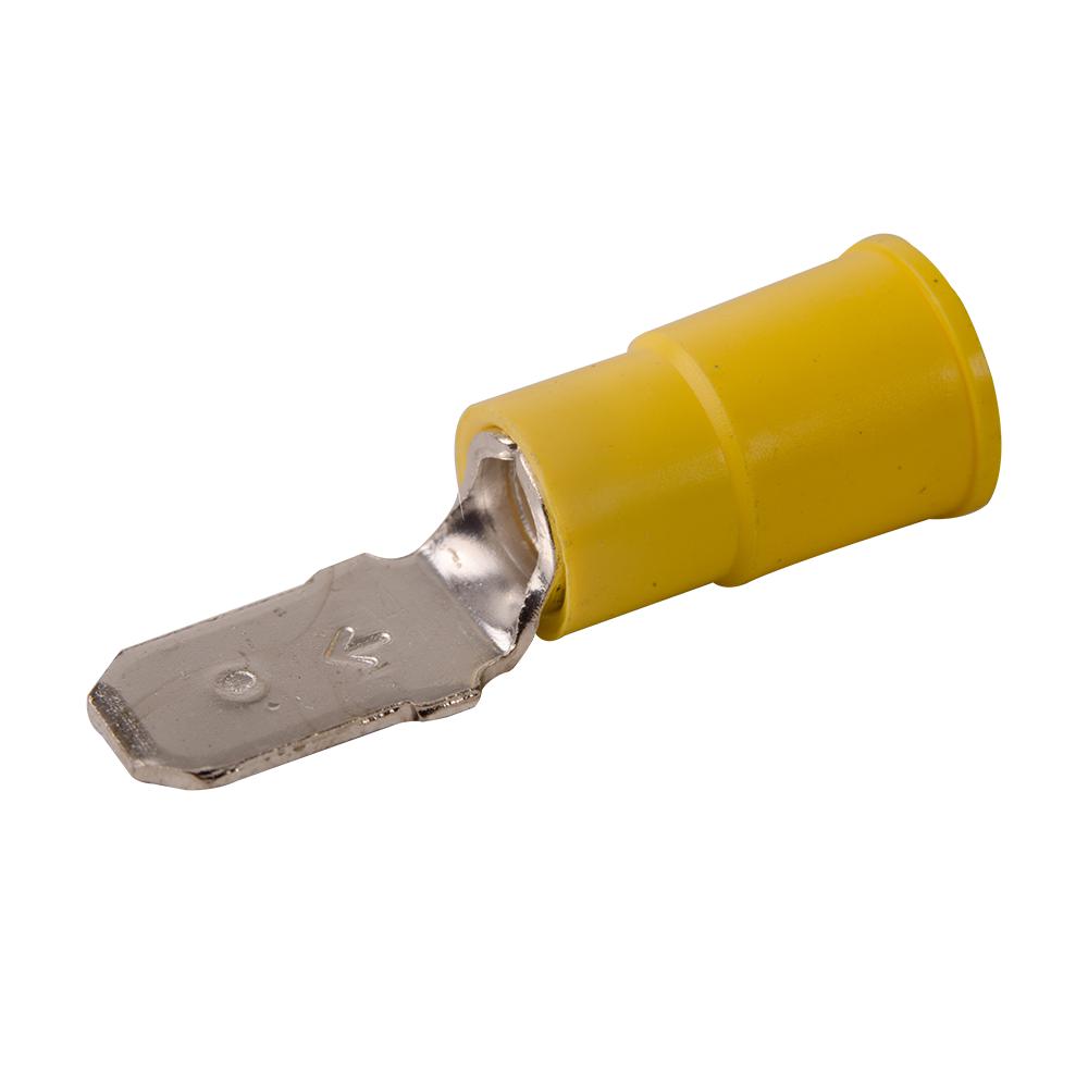 DIVERSITECH Diversitech 61221LX Insulated Male Slip-On Terminal, 12 to 10 AWG (Pack of 50) - 70757