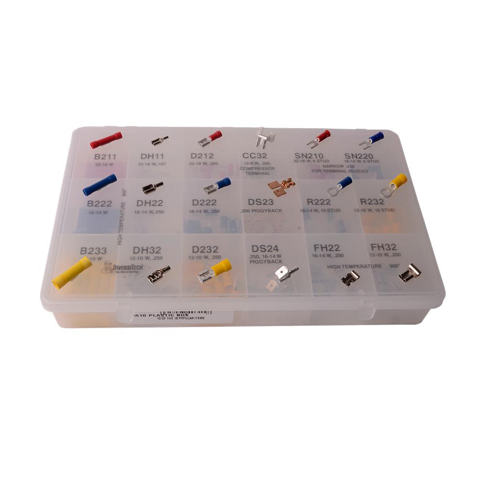 DIVERSITECH Diversitech PA10 Terminal Kit, 180 Pieces