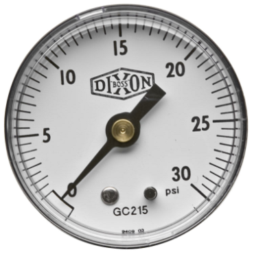 DIXON VALVE & COUPLING GC215 PRESSURE GAUGES