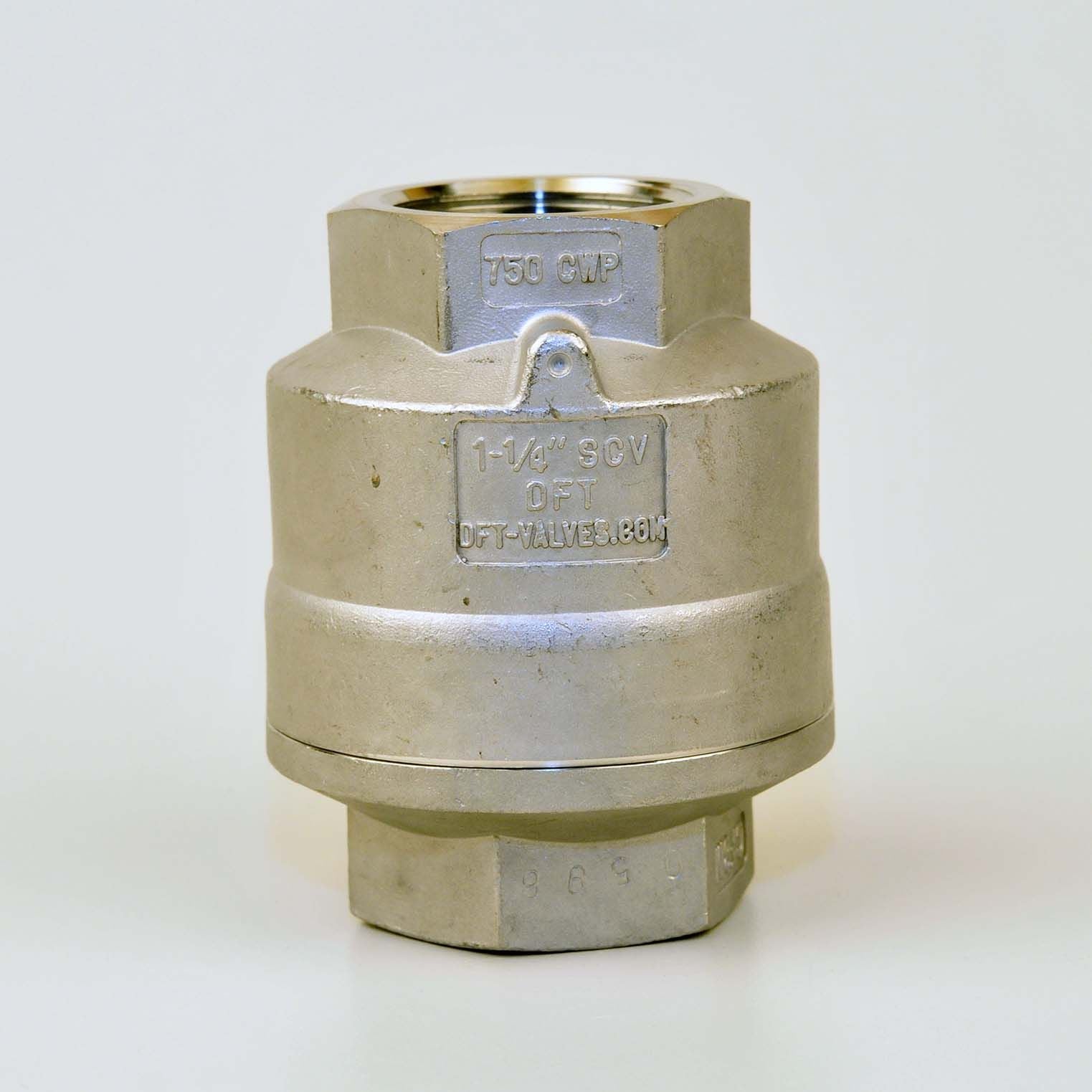 DURABLA Durabla 8371 SCV 1-1/4 in. Stainless Steel NPT Check Valve