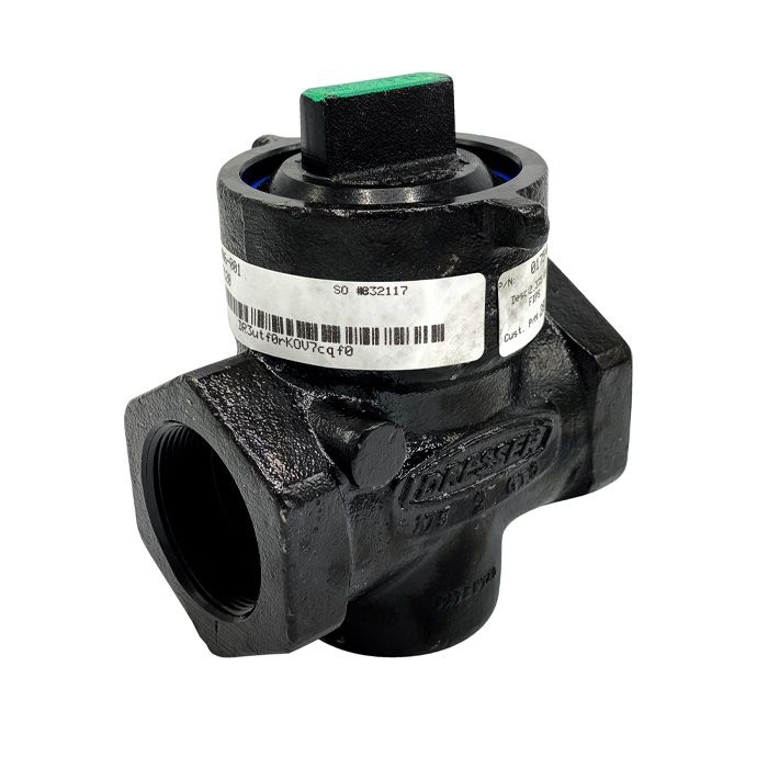 WAL-RICH Wal-Rich 2817118 Dresser 1 1/2 inches Style 175 Lubricated Plug Valve 175 PSI Max
