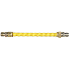 DORMONT Dormont 30C-3131-24 Coated Stainless Steel Gas Connector 1/2 in M x 1/2 in M (24 in)