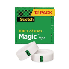 3M 3M MMM810K12 3/4 W Magic Tape 27.78 yd x 0.75 in 12 Pack 810K12