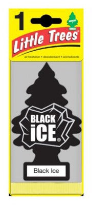 LITTLE TREES Car Freshner Corp U1P-10155 Black Ice Air Freshener 24 Pack