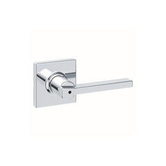 KWIKSET Kwikset 300CSLSQT-26 Casey Lever Privacy Lock Bright Chrome