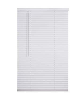 LOTUS & WINDOWARE Lotus and Windoware MLX3660WH Cordless 1-inch Vinyl Blind (36 in x 60 in)