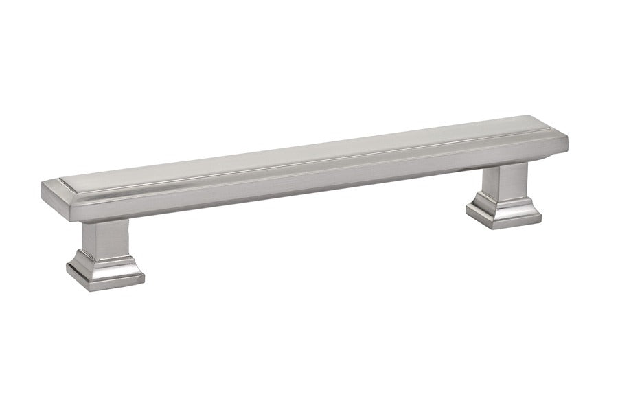 EMTEK Emtek 86492US15 Geometric Cabinet Pull 5in Cc Satin Nickel