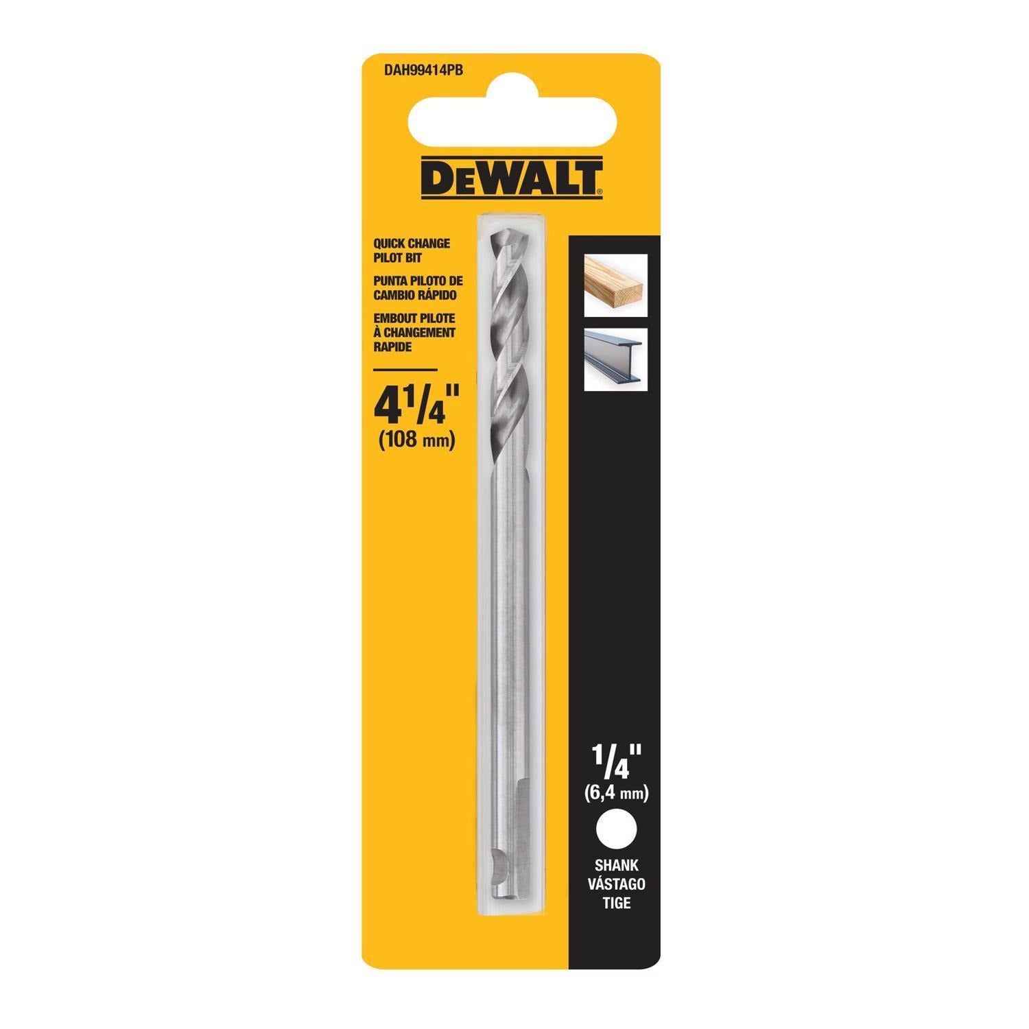 DEWALT Dewalt Accessories DAH99414PB Pilot Bit 135 Split Point 10 Pack