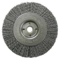 WEILER Weiler 31124 Wheel Brush 4 in Crimped Nylon 120 Grit