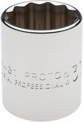 PROTO Proto J5431 Hand Socket 31/32 Inch 12-point 1/2 Drive