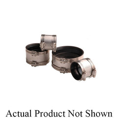 MISSION RUBBER Mission Rubber 1804020 No-hub Coupling 4 X 2 Inches