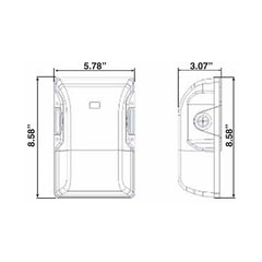 HALCO LIGHTING Halco 10452 SekurPak Wallpack 26W (Field Selectable) SKWP-26-FS-U