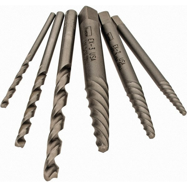 IRWIN Irwin 53700 Spiral Flute Screw Extractor Set 6 Piece