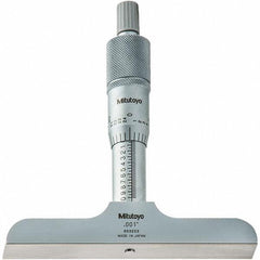 MITUTOYO Mitutoyo 128-106 Mechanical Depth Micrometer 1 in 4 in Base