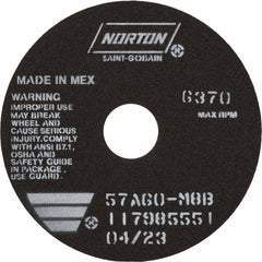 NORTON Norton 66252822958 Type 1 Cut-off Wheel 6 in 60 Grit