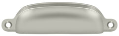 DELTANA Deltana SHP29U15 Exposed Shell Pull 4in Satin Nickel