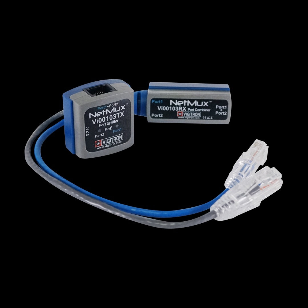 VIGITRON Vigitron vi001103 Ethernet Poe Port Multiplexer 1 to 2