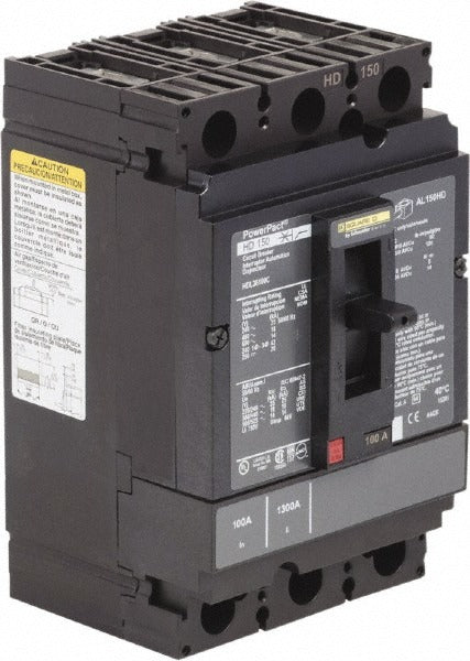 SCHNEIDER ELECTRIC Square D HDL36100C Molded Case Circuit Breaker 100A 3P