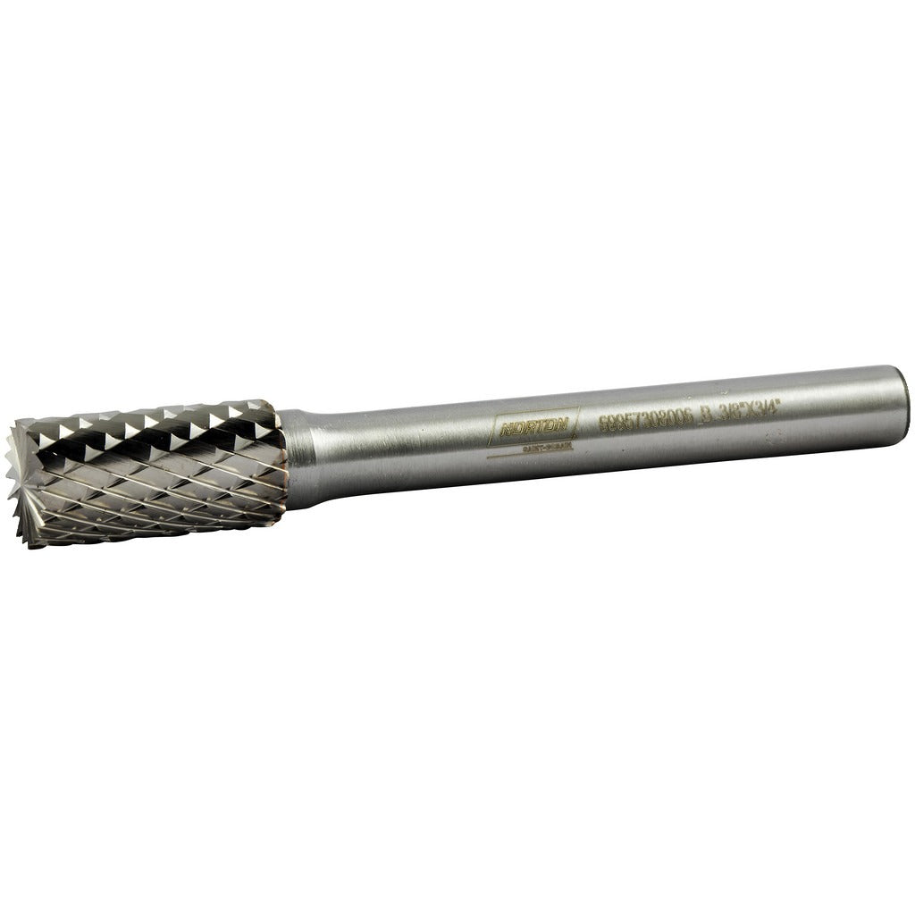 NORTON Norton 69957308006 Carbide Burr 3/8 in Double Cut SB-3