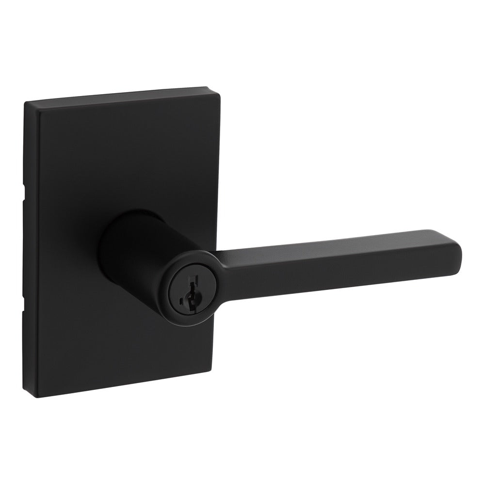 KWIKSET Kwikset 740HFLRCT-514S Halifax Entry Lock Smartkey Matte Black