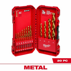 MILWAUKEE Milwaukee 48-89-1105 Titanium Drill Bit Set 20 Piece