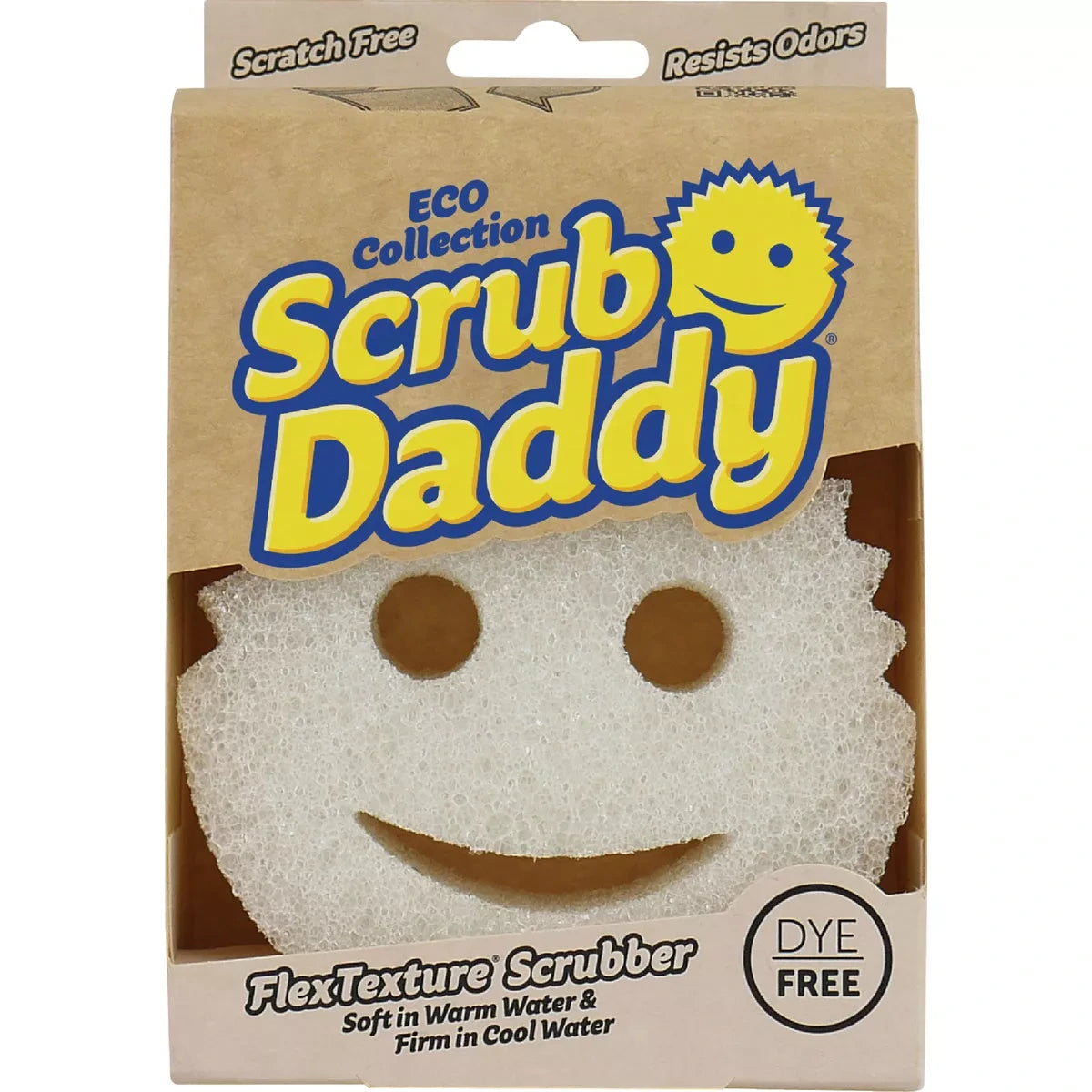 SCRUB DADDY Scrub Daddy FG0100901006PD0EN03 Eco Collection Dye-Free Scrubber (Each)